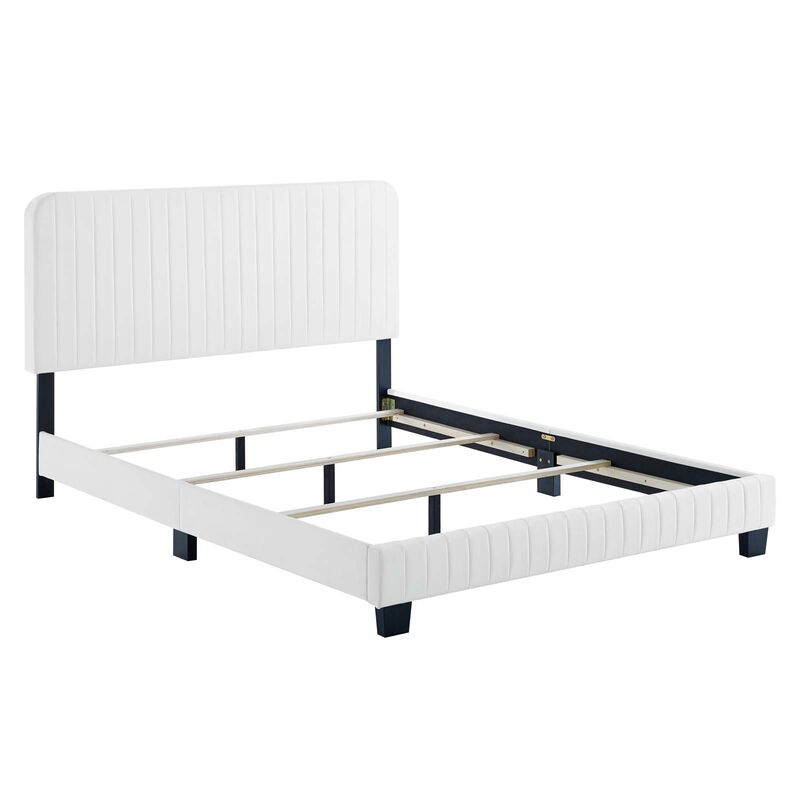 Modway - Celine Channel Tufted Performance Velvet King Bed image number 2