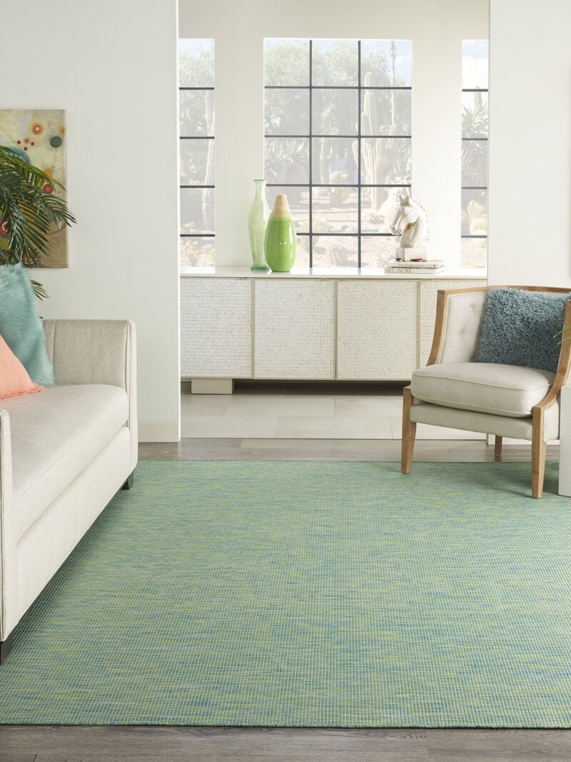 Positano POS01 Blue/Green 6' x 9' Rug