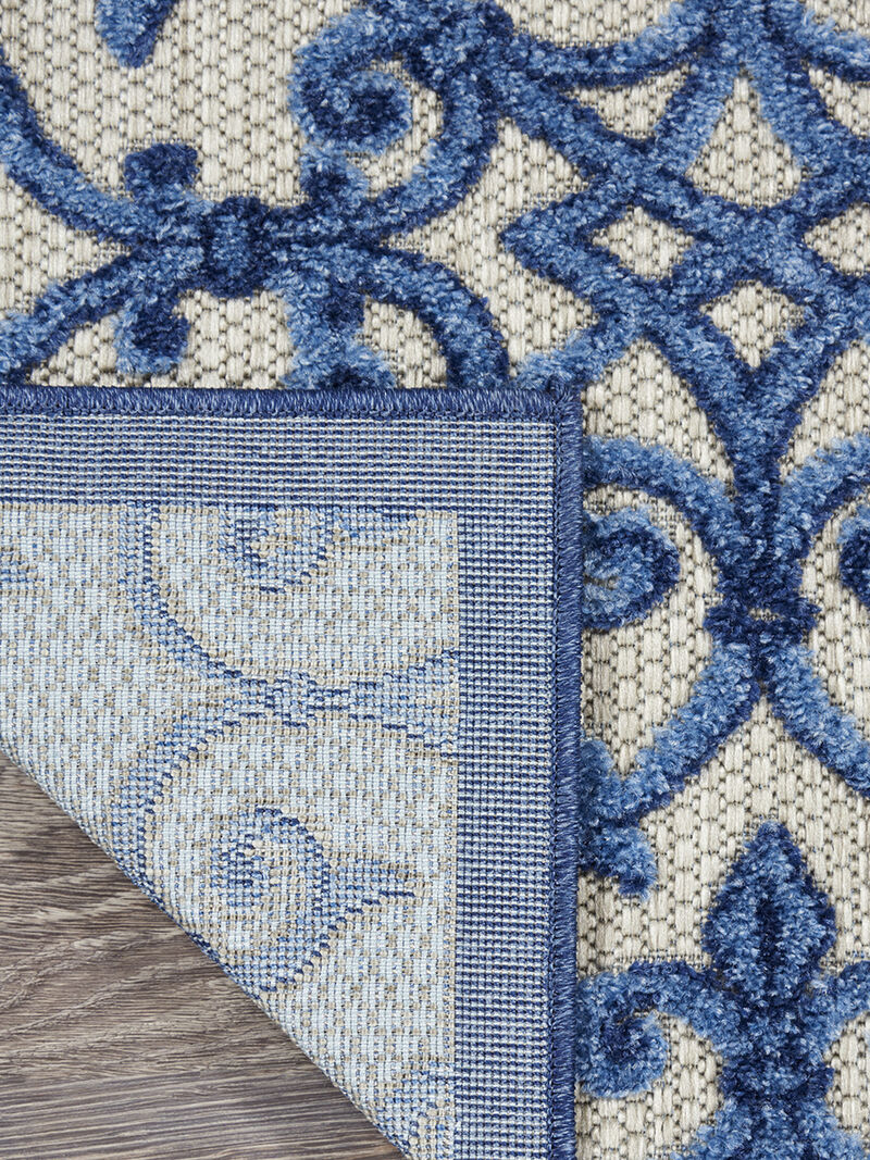 Aloha ALH21 Gray/Blue 3'6" x 5'6" Rug