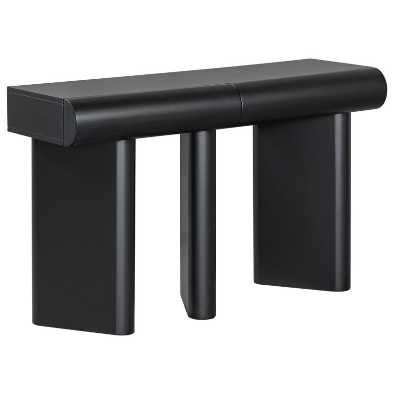 Merax  Narrow Entryway Table Modern Hallway Sofa Table with 2 Drawers