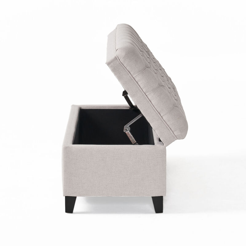 Meraxt Storage Ottoman Bench for Living Room, Bedroom