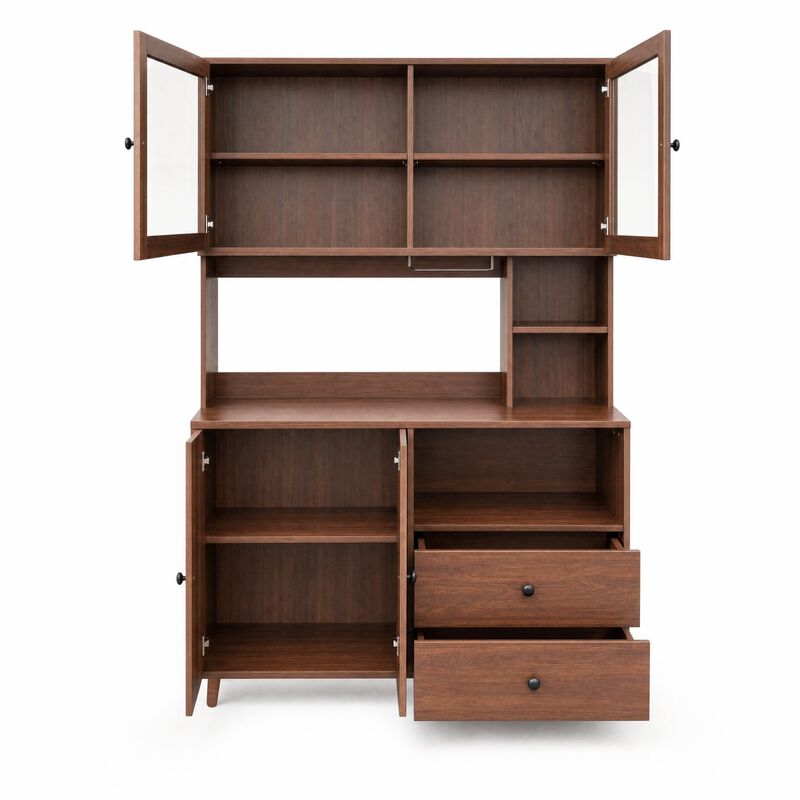 Fumbag Modern Hutch‑Style Kitchen Buffet Cabinet image number 4