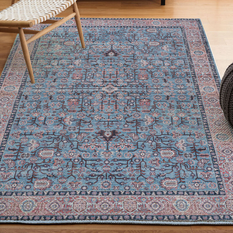 Kemer All-Over Persian Machine-Washable Area Rug