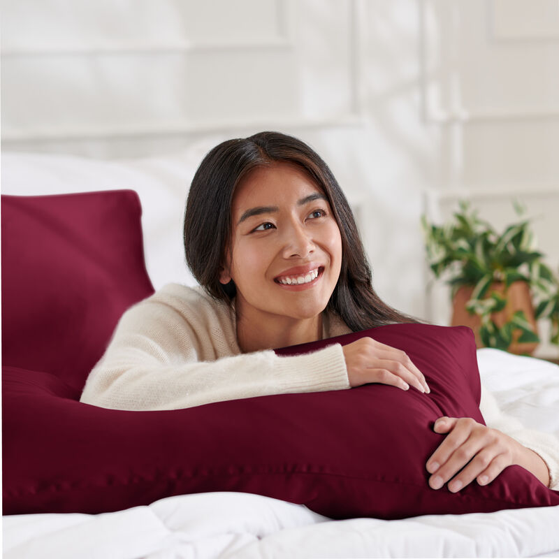 1 Pc 100% Mulberry Silk Pillowcase for Hair and Skin, 19 Momme Silk image number 3