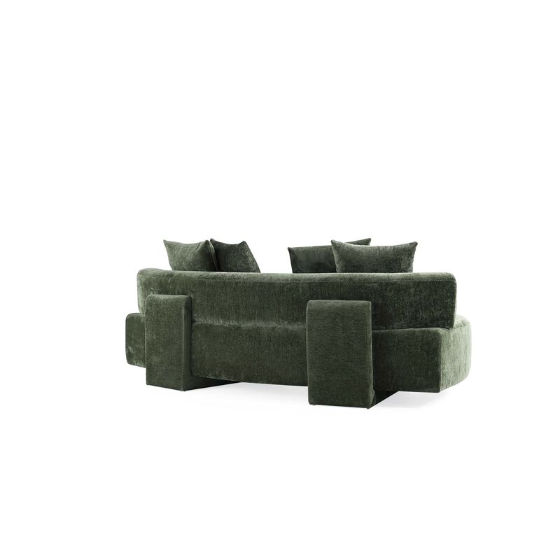 Verandah Green Large Sofa and XL Sofa Set