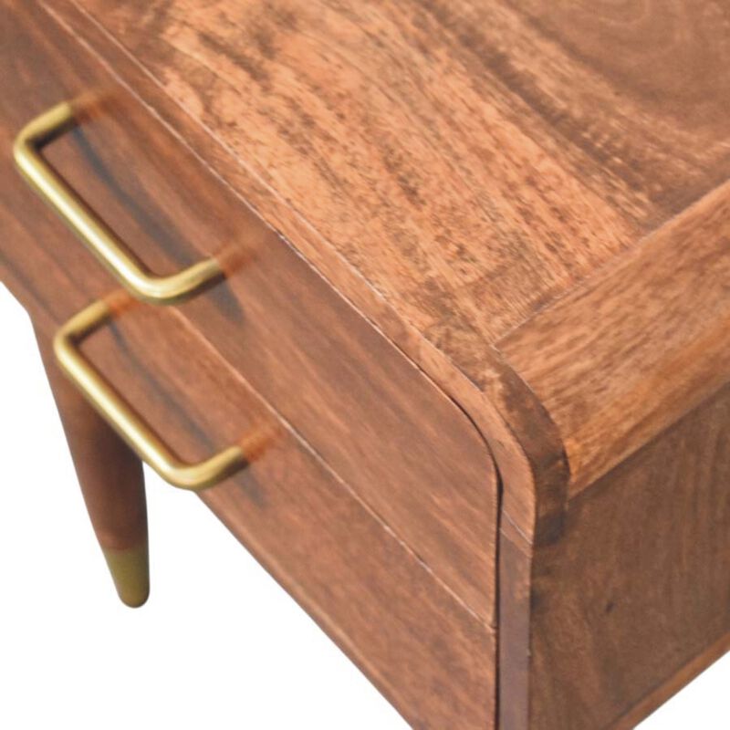 Artisan Furniture Solid Wood Astor 2-Drawer Nightstand