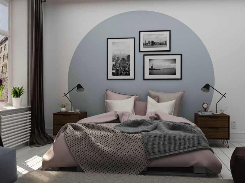 Rockefeller Brown 2-Drawer Nightstands (Set of 2)