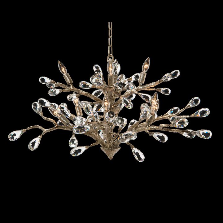 Budding Crystal Ten-Light Chandelier