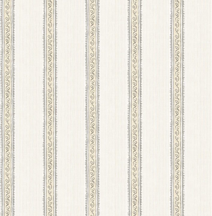 Mandevilla Honey Vine Stripe Wallpaper