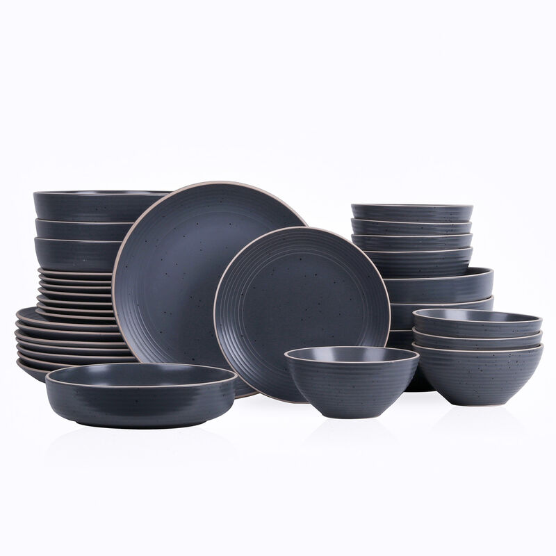 Stone Lain Lauren Stoneware 32 Piece Dinnerware Set
