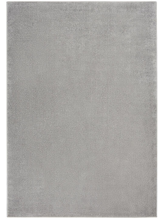 Nourison Essentials NRE01 Silver/Gray 6' x 9' Rug