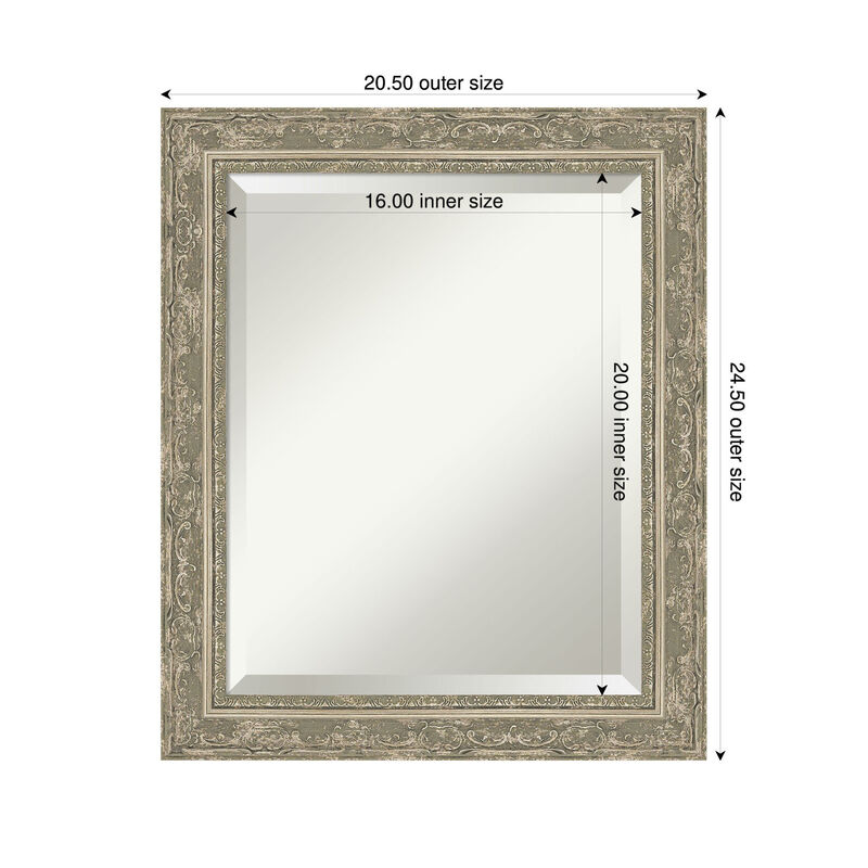 Filigree Beveled Framed Wall Mirror image number 4