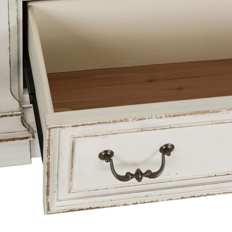 Liberty Furniture Abbey Park Dresser & Mirror in Antique White image number 3