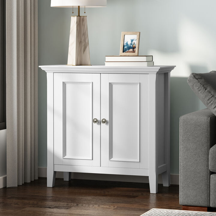 Simpli Home Amherst Low Storage Cabinet