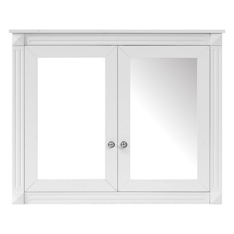 ELEMENT ACE Stylish Wall-Mounted Mirror Cabinet with Adjustable Shelves image number 0