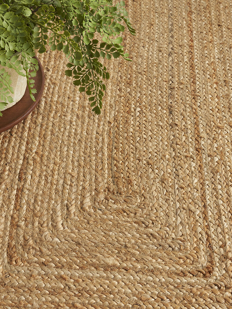 Natural Jute NJT03 Natural 4' x 6' Rug