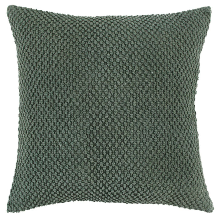 Nubby Textured Throw Pillow &ndash; Modern Decorative Cushion for Sofa or Bed