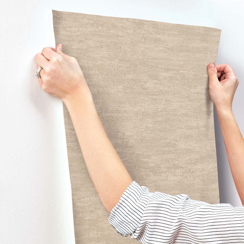 Weathered Stucco Wheat Wallpaper (Set of 2) image number 2