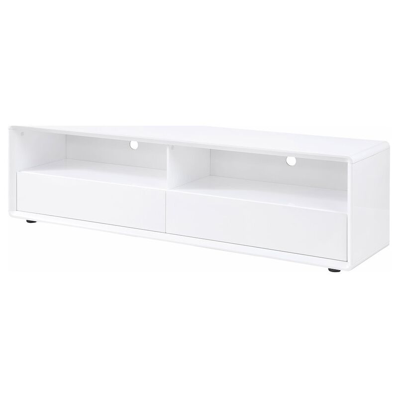 Coaster Co. of America Ellice 71-inch TV Stand Media Console White