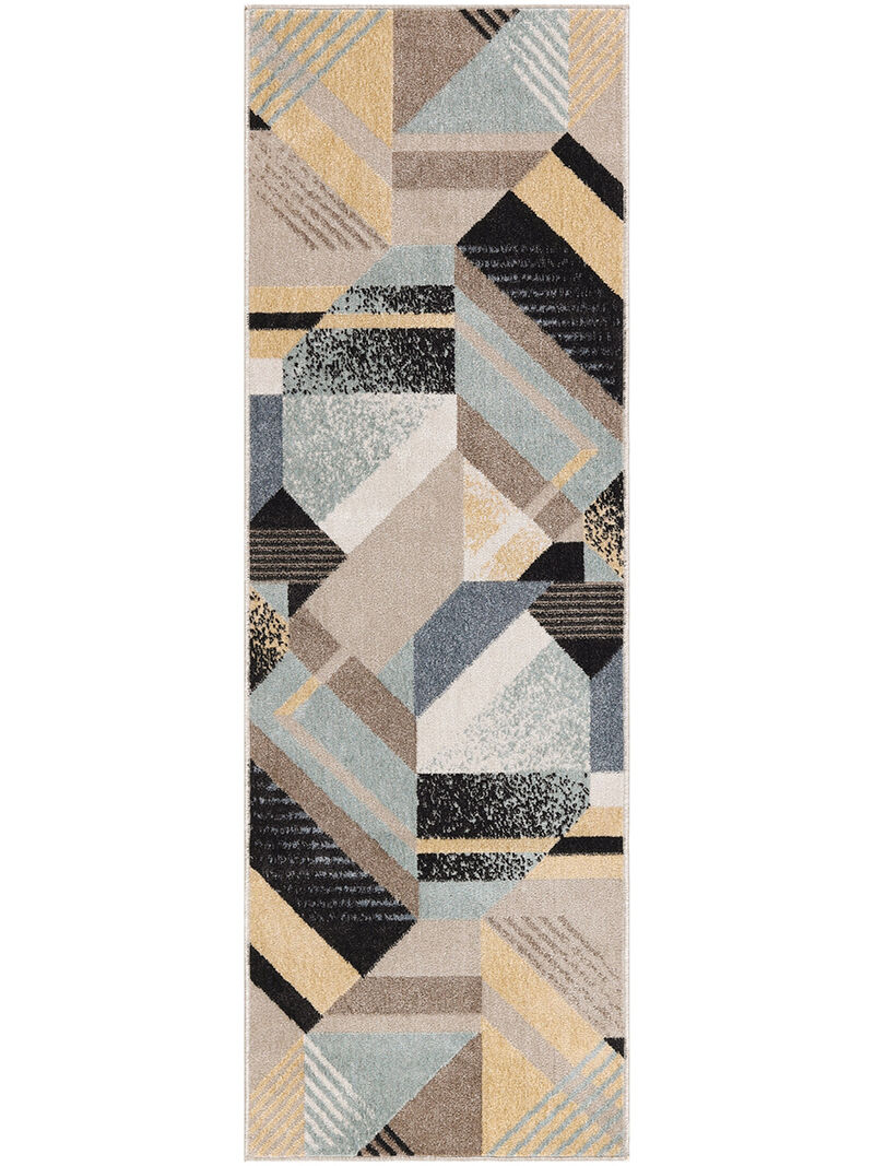 Washable Decor WSD10 Multicolor 2' x 6' Rug