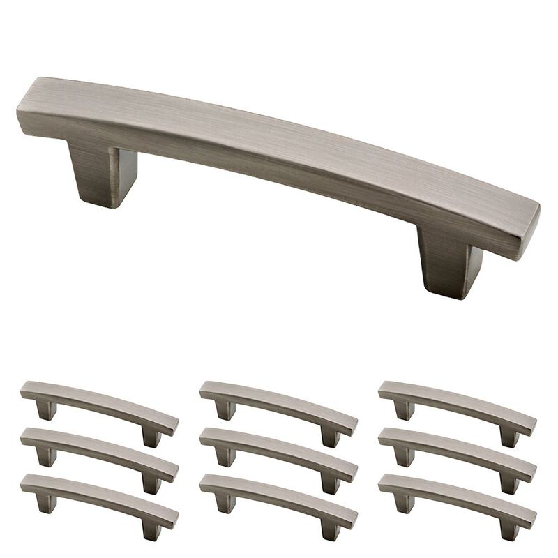 Franklin Brass Pierce Cabinet Pull, Silver, 3 in Drawer Handle, 10 Pack, P29519K-904-B
