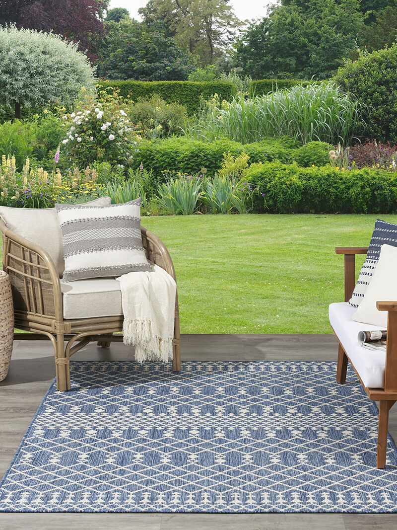 Positano POS02 Navy/Blue 7' x 10' Rug