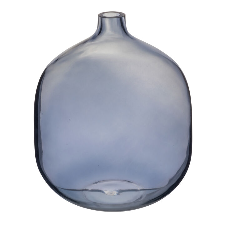 Modern Round Tinted Glass Vase