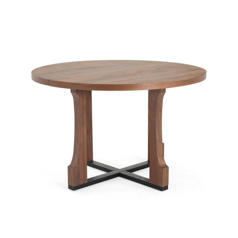 Merax Round Farmhouse Dining Table