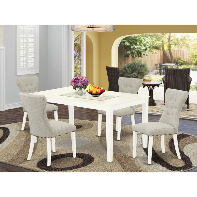 Dining Room Set Linen White