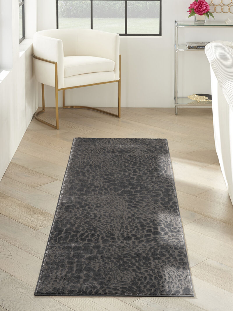 Desire DSR08 Charcoal/Silver 2'3" x 7'6" Rug