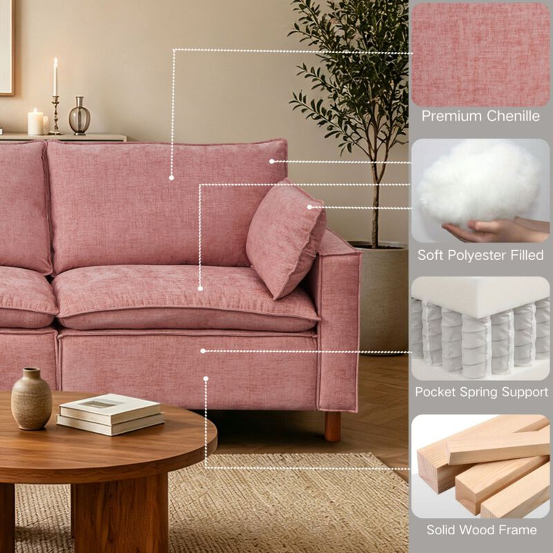 Medsmi Modular L-Shaped Sectional Sofa image number 6