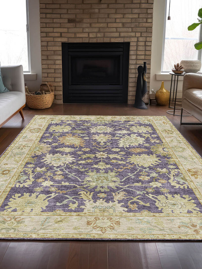 Hatay HY2 Eggplant 9' x 12' Rug