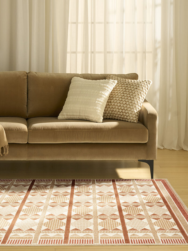 Nordic NRC06 Rust 5' x 7' Rug