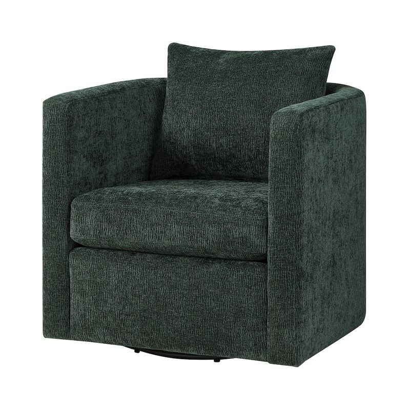 Comfort Pointe Sheldon Kelly Green  Swivel Barrel Chair