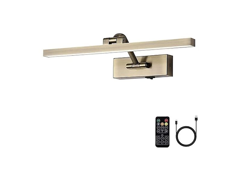 5000mAh Light Battery Operated 16 Inch Antique Bronze Wireless Rechargeable image number 0