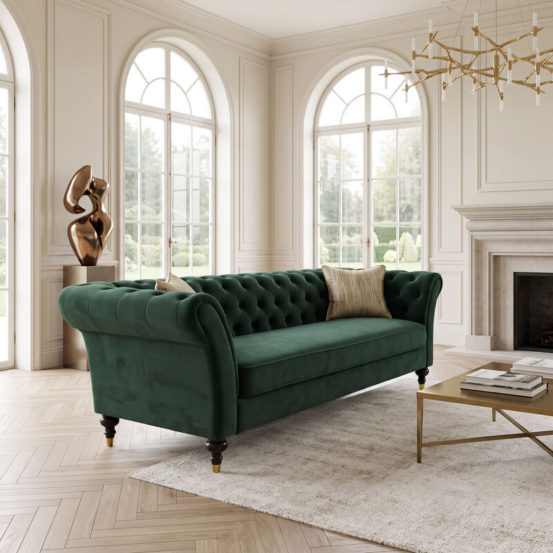 Kalsor Velvet Sofa image number 2