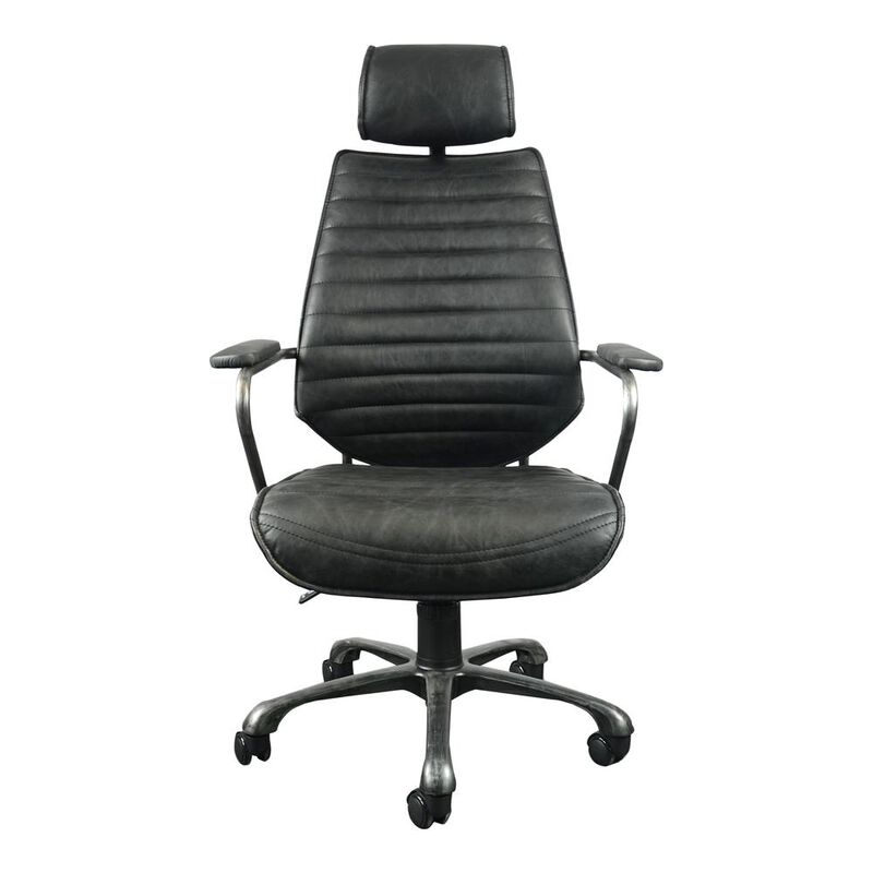 Luxury Black Leather Executive Office Chair - Elite Collection, Belen Kox image number 1