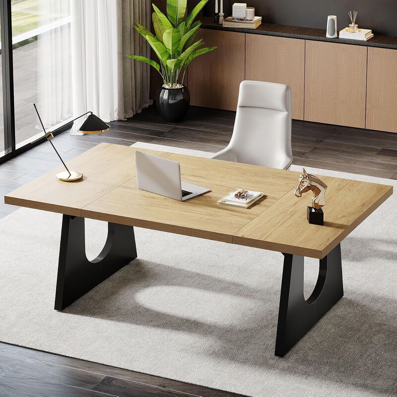 70.86" Modern Executive Desk image number 5