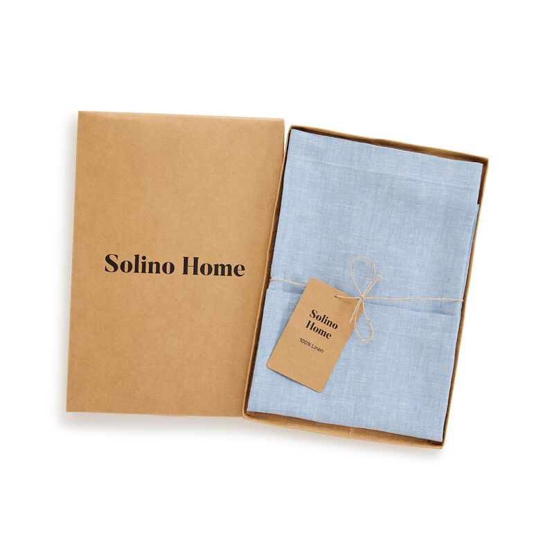 Solino Home 100% Pure Linen Bistro Apron - Kitchen Linen image number 2