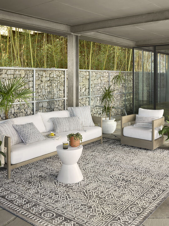 Rainier Pebble/Ivory 9'2" x 12'2" Rug