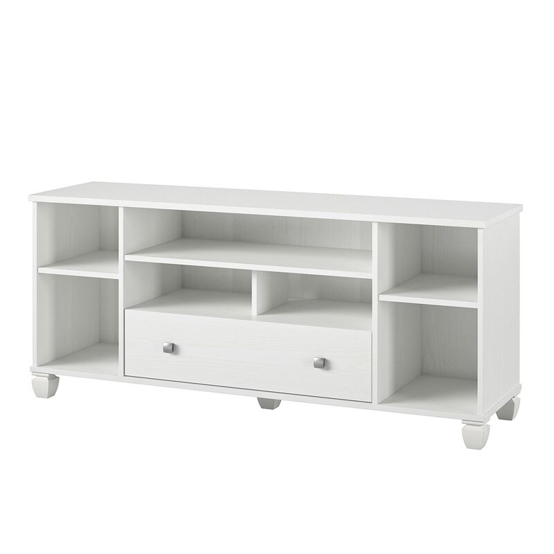Brett TV Stand for TVs up to 64" with 7 Open Shelves and 1 Drawer