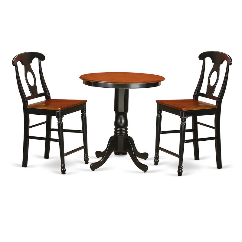 3 Pc Dining counter height set-pub Table and 2 Dining Chairs.