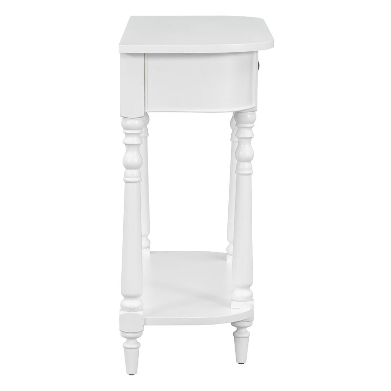 Merax Retro Entryway Console Table