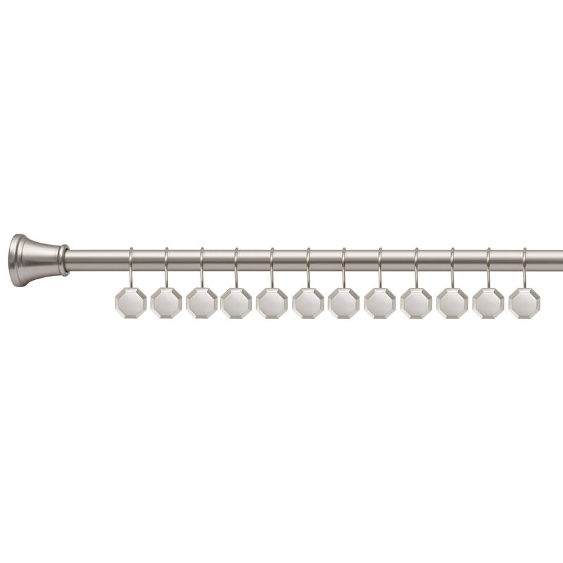 Zinc Shower Curtain Hooks, Set of 12 image number 6