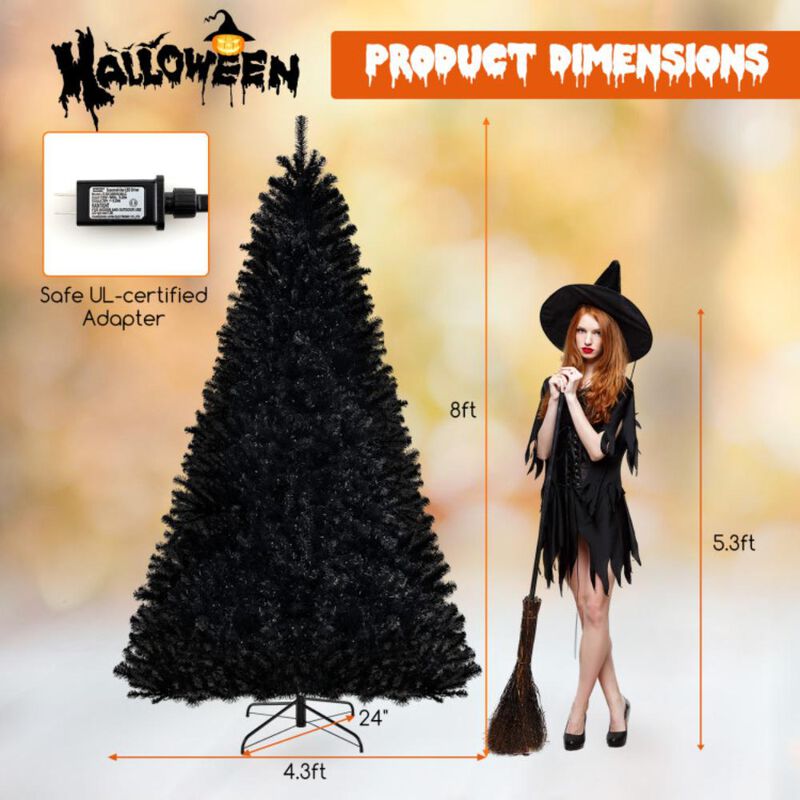 Hivvago Artificial Christmas Tree with Lighting Modes and Spooky Sounds. image number 3
