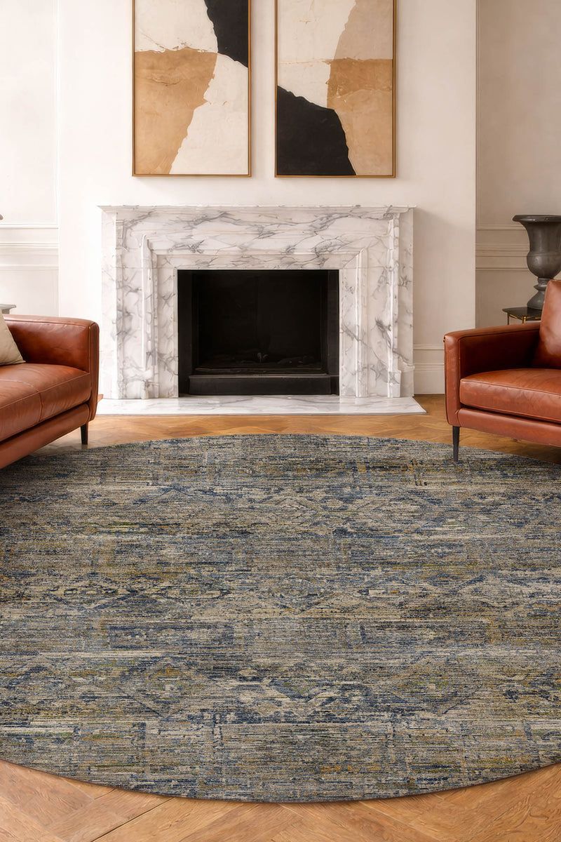 Vico VC7 Navy 9' x 12' Rug image number 3