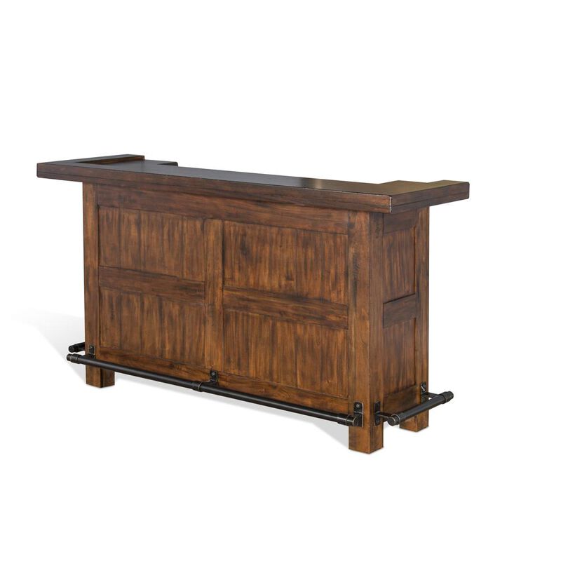 Sunny Designs 78 Farmhouse Wood Home Bar
