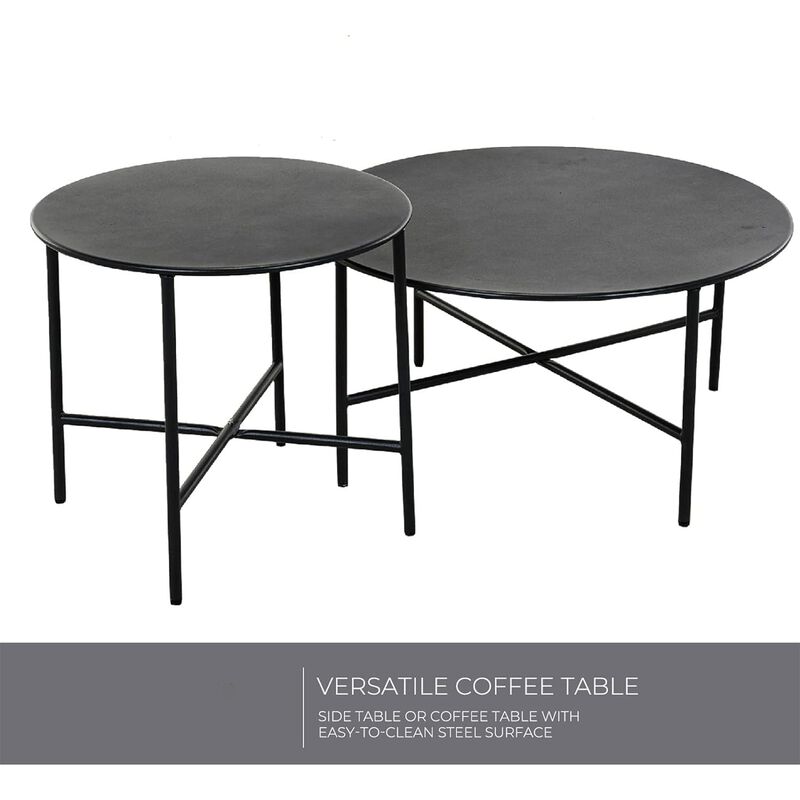 Mondawe Bohemian Rattan Patio Set w/ Rust-Proof Steel Frame & Detachable Cushions Sofa Set