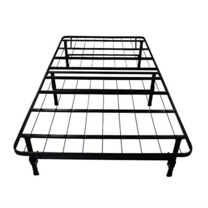 Hivvago Queen size Black Metal Platform Bed Frame