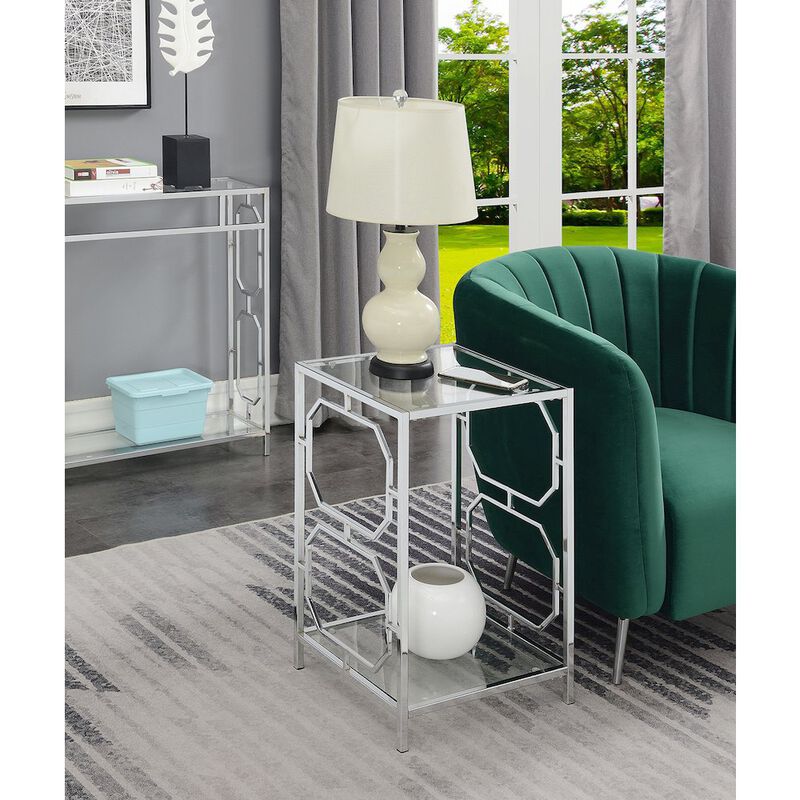 Convience Concept, Inc. Omega Chrome End Table